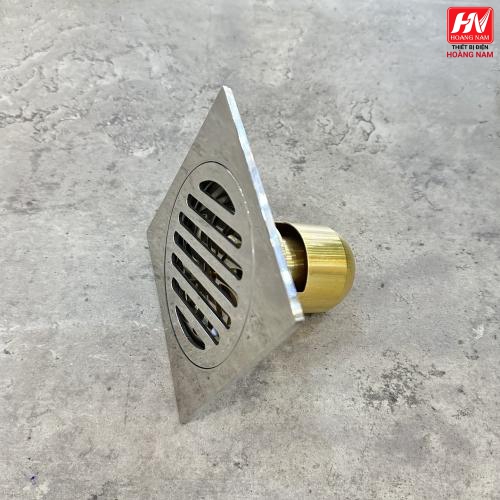 [CHíNH HÃNG] Phễu Thoát Sàn Chống Hôi Đồng Thau Bóng model cao cấp