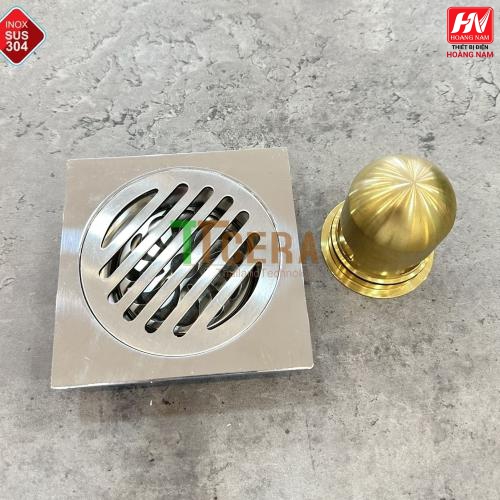 [CHíNH HÃNG] Phễu Thoát Sàn Chống Hôi Đồng Thau Bóng model cao cấp