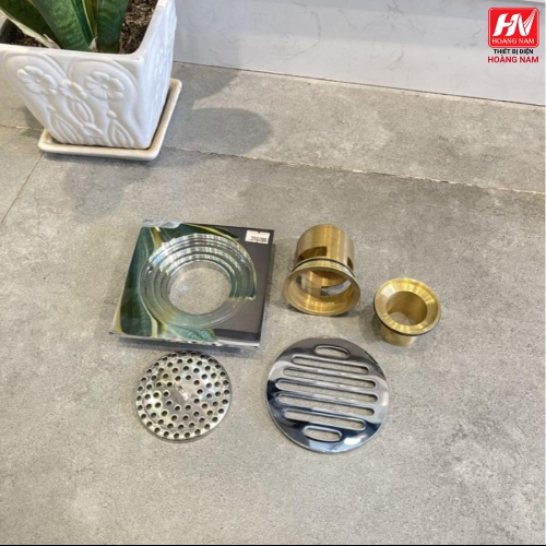 [CHíNH HÃNG] Phễu Thoát Sàn Chống Hôi Đồng Thau Bóng model cao cấp