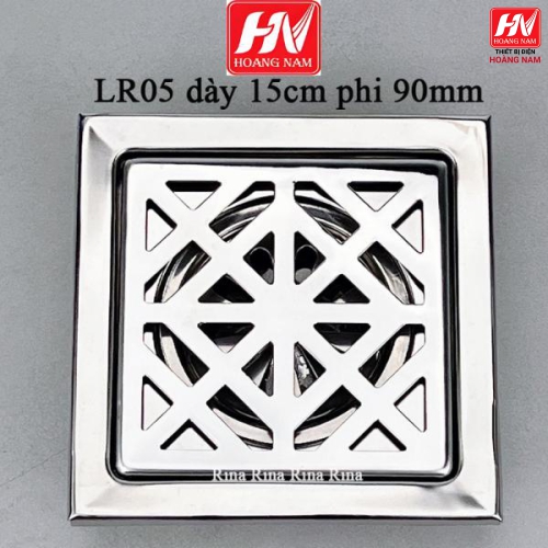 [CHÍNH HÃNG] thoát sàn chống hôi inox mỏng  mỏng 201 1T2, 1T5, 2T ( 12x12cm, 15x15,cm) Phễu thoát nước sàn nhà tắm