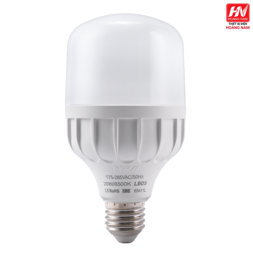 LED Bulb chống ẩm 20W ánh sáng trắng LBD3-20T