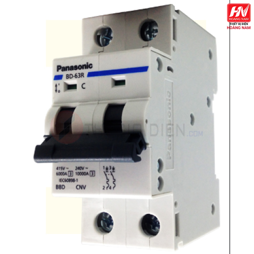MCB 2P 63A 10kA 240VAC BBD2632CNV Panasonic