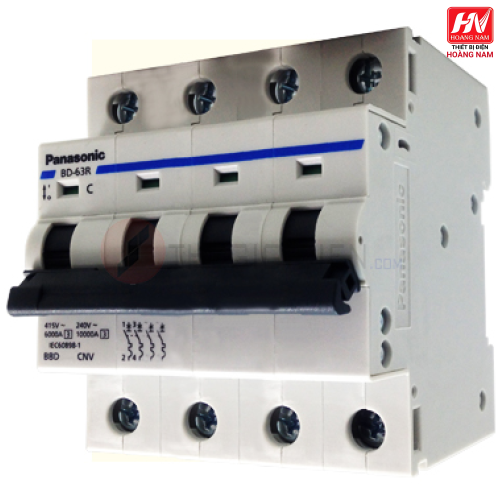 MCB 4P 32A 6kA 415VAC BBD4324CNV Panasonic