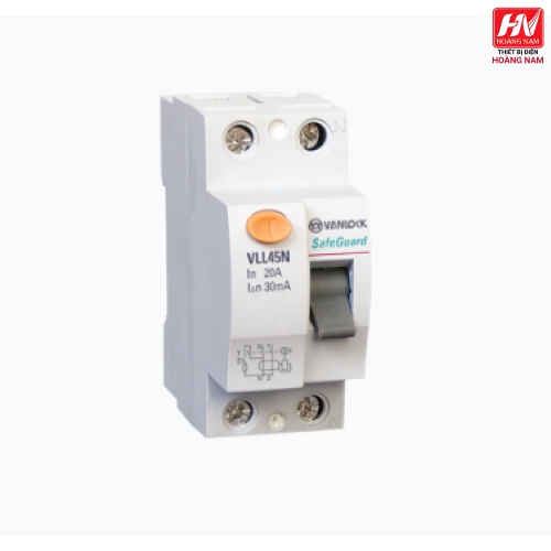 Cầu dao chống dòng rò RCCB VLL45N - 2 Cực