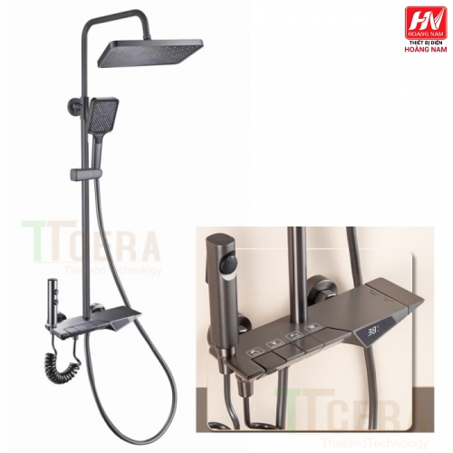 [CHÍNH HÃNG] Sen Cây Phím Đàn Sơn Tĩnh Điện Xám Hiển Thị Nhiệt Độ, INOX 304 hình dán phi thuyền hiện đại