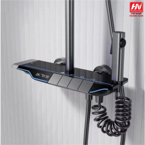 [CHÍNH HÃNG] Vòi Sen Cây Tắm Đứng Phím Đàn, Củ Sen Lõi Đồng Thau 2,8 Kg Mạ Titan