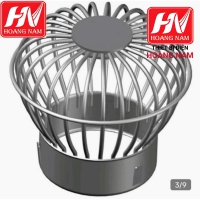 [CHÍNH HÃNG] Cầu chắn rác sân thượng quả cầu Inox 201 Covipha Phi 60 90 114