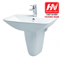 Chậu Rửa Lavabo Caesar Kèm Chân Treo L2365/P2443