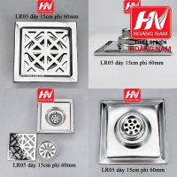 [CHÍNH HÃNG] thoát sàn chống hôi inox mỏng  mỏng 201 1T2, 1T5, 2T ( 12x12cm, 15x15,cm) Phễu thoát nước sàn nhà tắm
