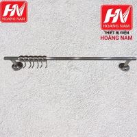 [CHÍNH HÃNG] Thanh treo khăn nhà tắm đơn có móc cao cấp inox 201