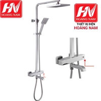[ CHÍNH HÃNG ] Sen tắm âm tường nóng lạnh cao cấp Vòi Sen Cây Vuông Nóng Lạnh 3 Chế Độ Xả Nước Chống Bám Cặn Canxi