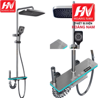 [CHÍNH HÃNG] Sen cây tắm đứng phím đàn hiển thị nhiệt độ [Hàng loại 1 Mạ Tĩnh Điện - Đồng Thau ] Có led xanh và nhiều chế độ nước