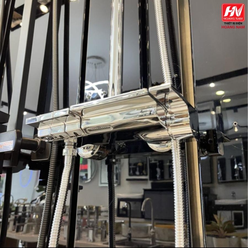 [ CHÍNH HÃNG ] Sen Cây Phím Đàn Mạ Crome Inox SUS 304 Mờ Vòi Sen Cây Vuông Nóng Lạnh 3 Chế Độ Xả Nước Chống Han Gỉ Chống Bám Cặn Canxi