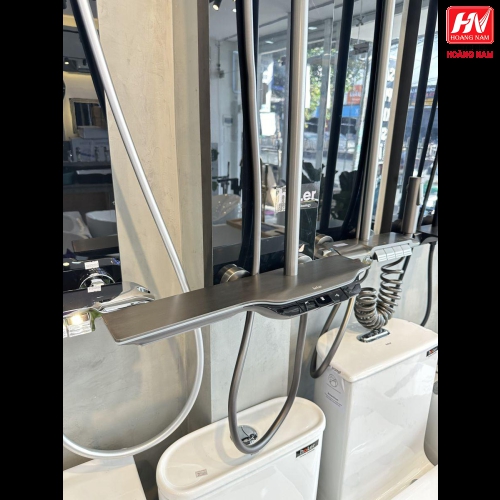 [CHÍNH HÃNG] Sen cây tắm đứng phím đàn hiển thị nhiệt độ [Hàng loại 1 Mạ Tĩnh Điện - Đồng Thau ] Bộ sen cây tắm đèn led Titan