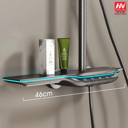 [CHÍNH HÃNG] Sen cây tắm đứng phím đàn hiển thị nhiệt độ [Hàng loại 1 Mạ Tĩnh Điện - Đồng Thau ] Bộ sen cây tắm đèn led Titan