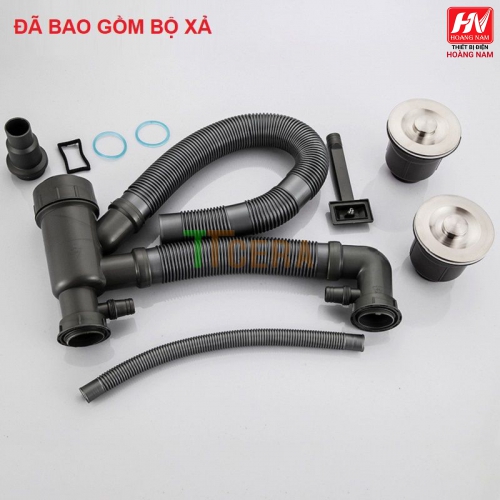 [CHÍNH HÃNG] Chậu Rửa Chén INOX 304 dồng thau nguyên khối 820/900/1000mm Tặng rỗ rữa rau củ